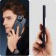 Tech-Protect MagMat MagSafe Case - хибриден удароустойчив кейс с MagSafe за iPhone 15 Pro Max (черен-прозрачен) thumbnail 5