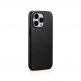 iCarer Leather Oil Wax MagSafe Case - кожен (естествена кожа) кейс с MagSafe за iPhone 15 Pro (черен) thumbnail 8
