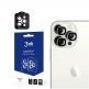 3MK Lens Pro Tempered Glass Lens Protector - предпазни стъклени лещи за камерата на iPhone 15 Pro (сребрист) thumbnail