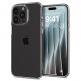 Spigen Crystal Flex Case - тънък качествен силиконов (TPU) калъф за iPhone 15 Pro Max (прозрачен)  thumbnail