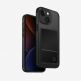 Uniq AirFender ID Flexible Case - удароустойчив силиконов (TPU) калъф с джоб за кредитна карта за iPhone 15 (черен) thumbnail