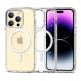 Tech-Protect Flexair Glitter Hybrid MagSafe Case - хибриден удароустойчив кейс с MagSafe за iPhone 15 Pro Max (прозрачен) thumbnail