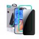 ESR Privacy Full Cover Tempered Glass - калено стъклено защитно покритие с определен ъгъл на виждане за дисплея на iPhone 15 (черен-прозрачен) thumbnail