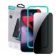 ESR Privacy Full Cover Tempered Glass - калено стъклено защитно покритие с определен ъгъл на виждане за дисплея на iPhone 15 Pro Max (черен-прозрачен) thumbnail