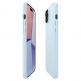 Spigen Thin Fit Case - качествен тънък матиран кейс за iPhone 15 (светлосин) thumbnail 8