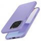 Spigen Thin Fit Case - качествен тънък матиран кейс за iPhone 15 Pro (лилав) thumbnail 7