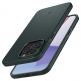 Spigen Thin Fit Case - качествен тънък матиран кейс за iPhone 15 Pro (зелен) thumbnail 7