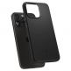 Spigen Thin Fit Case - качествен тънък матиран кейс за iPhone 15 Pro (черен) thumbnail 9
