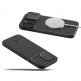 Spigen Optik Armor MagFit MagSafe Case - тънък качествен силиконов (TPU) калъф с капак за камерата с MagSafe за iPhone 15 Pro Max (черен) thumbnail 14