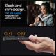 Spigen Optik Armor MagFit MagSafe Case - тънък качествен силиконов (TPU) калъф с капак за камерата с MagSafe за iPhone 15 Pro Max (черен) thumbnail 18