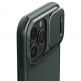 Spigen Optik Armor MagFit MagSafe Case - тънък качествен силиконов (TPU) калъф с капак за камерата с MagSafe за iPhone 15 Pro (зелен) thumbnail 10