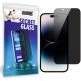 GrizzGlass SecretGlass Privacy Hybrid Screen Protector - хибридно защитно покритие с определен ъгъл на виждане за дисплея на iPhone 15 Pro Max (прозрачно) thumbnail