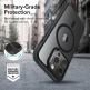 ESR Classic Hybrid HaloLock MagSafe Case - хибриден кейс с висока степен на защита с MagSafe за iPhone 15 Pro Max (черен-прозрачен)  thumbnail 10