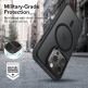 ESR Classic Hybrid HaloLock MagSafe Case - хибриден кейс с висока степен на защита с MagSafe за iPhone 15 Pro Max (черен-мат)  thumbnail 10