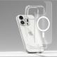 Ringke Fusion Magnetic Case - хибриден кейс с висока степен на защита с MagSafe за iPhone 15 Pro Max (прозрачен-мат)  thumbnail 5