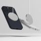 Ringke Liquid Silicone Magnetic Case - силиконов (TPU) калъф с MagSafe за iPhone 15 Pro Max (тъмносин) thumbnail 6