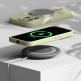 Ringke Liquid Silicone Magnetic Case - силиконов (TPU) калъф с MagSafe за iPhone 15 Pro Max (светлозелен) thumbnail 9