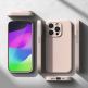 Ringke Liquid Silicone Magnetic Case - силиконов (TPU) калъф с MagSafe за iPhone 15 Pro Max (розов) thumbnail 10