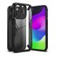 Ringke Fusion X Case - хибриден удароустойчив кейс за iPhone 15 Pro (черен-прозрачен) thumbnail