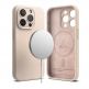 Ringke Liquid Silicone Magnetic Case - силиконов (TPU) калъф с MagSafe за iPhone 15 Pro (розов) thumbnail 2