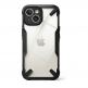 Ringke Fusion X Case - хибриден удароустойчив кейс за iPhone 15 (черен-прозрачен) thumbnail 3