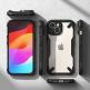 Ringke Fusion X Case - хибриден удароустойчив кейс за iPhone 15 (черен-прозрачен) thumbnail 5