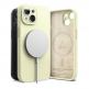 Ringke Liquid Silicone Magnetic Case - силиконов (TPU) калъф с MagSafe за iPhone 15 (светлозелен) thumbnail