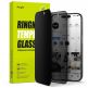 Ringke Privacy Full Cover Tempered Glass - калено стъклено защитно покритие с определен ъгъл на виждане за дисплея на iPhone 15 Pro Max (черен-прозрачен) thumbnail