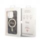 Guess IML 4G MagSafe Case - дизайнерски силиконов кейс с MagSafe за iPhone 15 Pro (черен) thumbnail 6