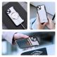 Dux Ducis Skin X Pro Magnetic Wallet Case - удароустойчив хибриден кожен кейс с отделение за карти и MagSafe за iPhone 15 (черен-прозрачен) thumbnail 9