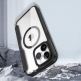 Dux Ducis Skin X Pro Magnetic Wallet Case - удароустойчив хибриден кожен кейс с отделение за карти и MagSafe за iPhone 15 Pro (черен-прозрачен) thumbnail 11