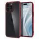 Spigen Ultra Hybrid MagSafe Case - хибриден кейс с висока степен на защита с MagSafe за iPhone 15 Pro Max (червен-мат)  thumbnail