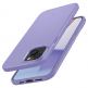 Spigen Thin Fit Case - качествен тънък матиран кейс за iPhone 15 (лилав) thumbnail 6