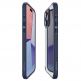 Spigen Ultra Hybrid Case - хибриден кейс с висока степен на защита за iPhone 15 Pro (син-прозрачен) thumbnail 9