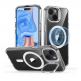 ESR Classic Kickstand HaloLock MagSafe Case - хибриден кейс с висока степен на защита с MagSafe за iPhone 15 (прозрачен)  thumbnail