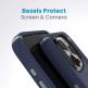 Speck Presidio 2 Grip Case - удароустойчив хибриден кейс за iPhone 15 Pro (тъмносин) thumbnail 2