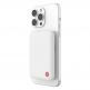 Nillkin PowerStone Magnetic Wireless Charging Power Bank 5000 mAh 15W - преносима външна батерия с USB-C порт и безжично зареждане с MagSafe (бял) thumbnail 3