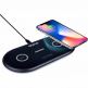 Grundig Dual Wireless Charging Station 2 x 10W - двойна поставка (пад) за безжично зареждане на Qi съвместими мобилни устройства (черен) thumbnail 2