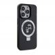 Karl Lagerfeld Ringstand Karl and Choupette MagSafe Case - хибриден удароустойчив кейс с MagSafe за iPhone 15 Pro (черен-прозрачен) thumbnail 4