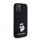 Karl Lagerfeld Liquid Silicone Choupette NFT Case - дизайнерски силиконов кейс за iPhone 15 (черен) thumbnail 4