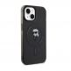 Karl Lagerfeld IML Ikonik MagSafe Case - дизайнерски силиконов кейс с MagSafe за iPhone 15 (черен) thumbnail 4
