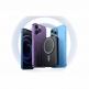 Joyroom Magnetic Wireless Ring Holder Power Bank 10000 mAh 20W - преносима външна батерия с USB-C порт, USB-A изход, безжично зареждане с MagSafe и пръстен против изпускане (бял) thumbnail 4