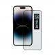 OBALME Tempered Glass Screen Protector 5D - обхващащо и ръбовете стъклено защитно покритие за дисплея на iPhone 14 Pro (черен-прозрачен) thumbnail