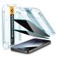 Spigen Glas.Tr Ez Fit Privacy Tempered Glass 2 Pack - 2 броя стъклени защитни покрития с определен ъгъл на виждане за дисплея за iPhone 15 Pro thumbnail