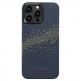Pitaka MagEZ 4 1500D Star Peak Aramid Fiber MagSafe Case - кевларен кейс с MagSafe за iPhone 15 Pro (син-жълт) thumbnail