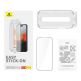 Baseus Sapphire Tempered Glass Film (0.30mm) - калено стъклено защитно покритие за дисплея на iPhone 15 Pro Max (черен-прозрачен) thumbnail 3