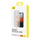 Baseus Sapphire Tempered Glass Film (0.30mm) - калено стъклено защитно покритие за дисплея на iPhone 15 Pro Max (черен-прозрачен) thumbnail 4