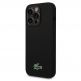 Lacoste Croc Logo Liquid Silicone MagSafe Case - дизайнерски силиконов калъф с MagSafe за iPhone 15 Pro Max (черен)  thumbnail 2