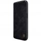 Nillkin Qin Book Pro Leather Flip Case - кожен калъф, тип портфейл за iPhone 15 Pro Max (черен) thumbnail 2