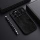 Nillkin Qin Book Pro Leather Flip Case - кожен калъф, тип портфейл за iPhone 15 Pro Max (черен) thumbnail 5